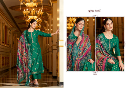 Zikr Vol 2 Shree Shalika Fashion Dola Jacquard Pant Style Suits