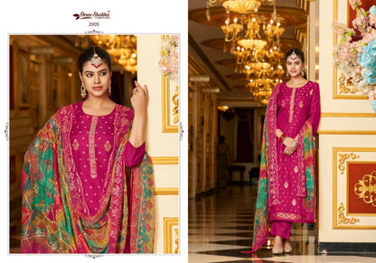 Zikr Vol 2 Shree Shalika Fashion Dola Jacquard Pant Style Suits
