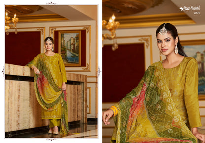 Zikr Vol 2 Shree Shalika Fashion Dola Jacquard Pant Style Suits