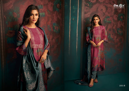 Zinnia Omtex Russian Silk Pant Style Suits