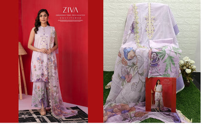 Ziva Vol 5 Gull Jee Lawn Original Pakistani Suits