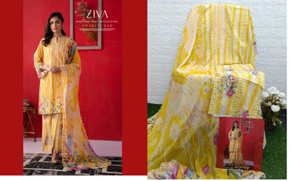 Ziva Vol 5 Gull Jee Lawn Original Pakistani Suits