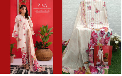 Ziva Vol 5 Gull Jee Lawn Original Pakistani Suits