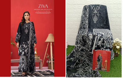 Ziva Vol 5 Gull Jee Lawn Original Pakistani Suits