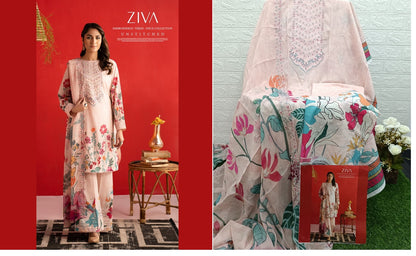 Ziva Vol 5 Gull Jee Lawn Original Pakistani Suits