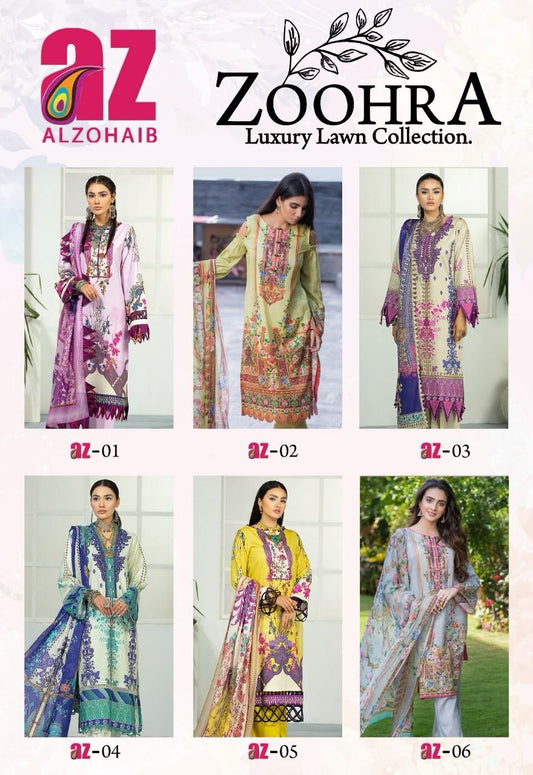 Zoohra Al Zohaib Karachi Salwar Suits