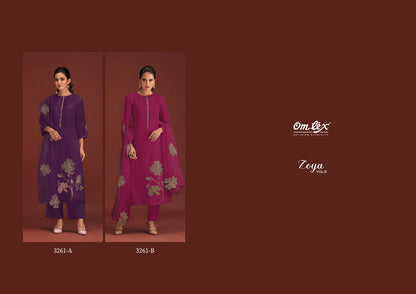 Zoya-Iii Omtex Organza Pant Style Suits
