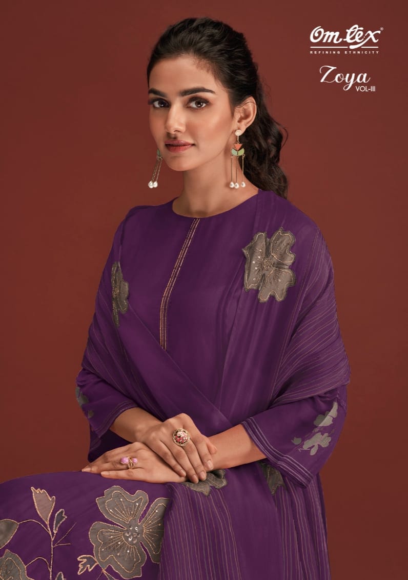 Zoya-Iii Omtex Organza Pant Style Suits