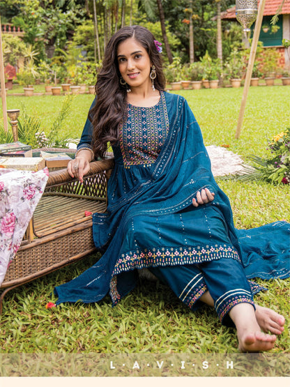 Zoya Heritage Readymade Pant Style Suits