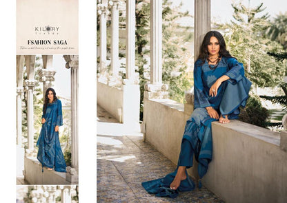 Zoya Kilory Viscose Muslin Pant Style Suits