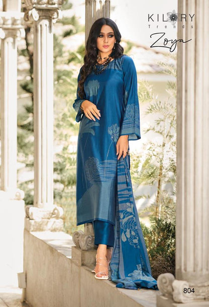 Zoya Kilory Viscose Muslin Pant Style Suits