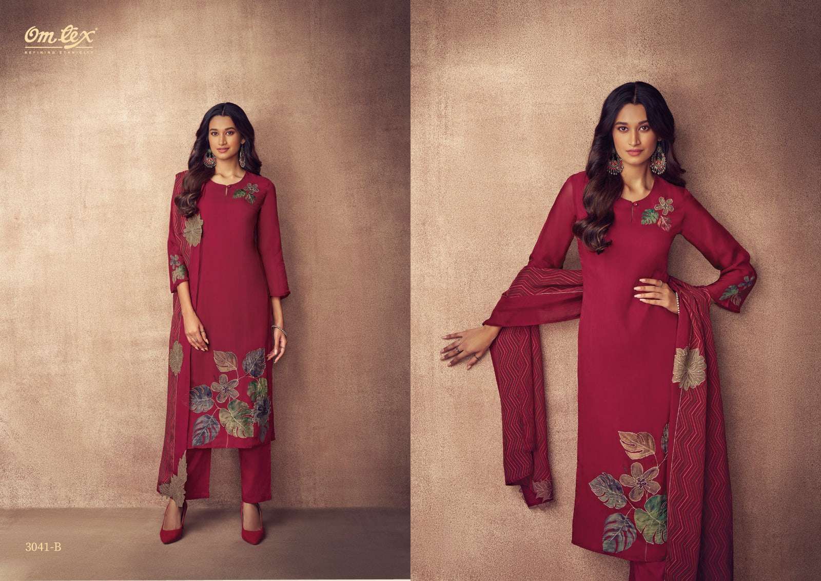 Zoya Vol 2 Omtex Organza Pant Style Suits