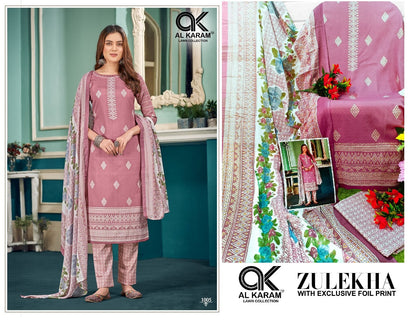 Zulekha Al Karam Karachi Salwar Suits