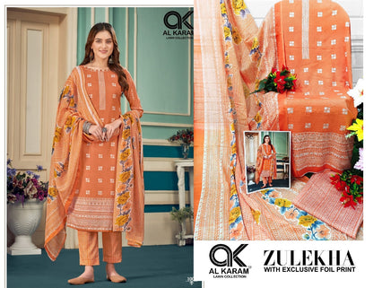 Zulekha Al Karam Karachi Salwar Suits