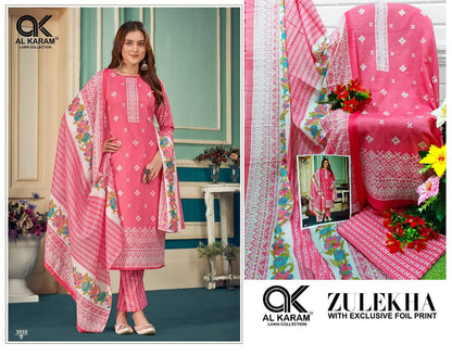 Zulekha Al Karam Karachi Salwar Suits