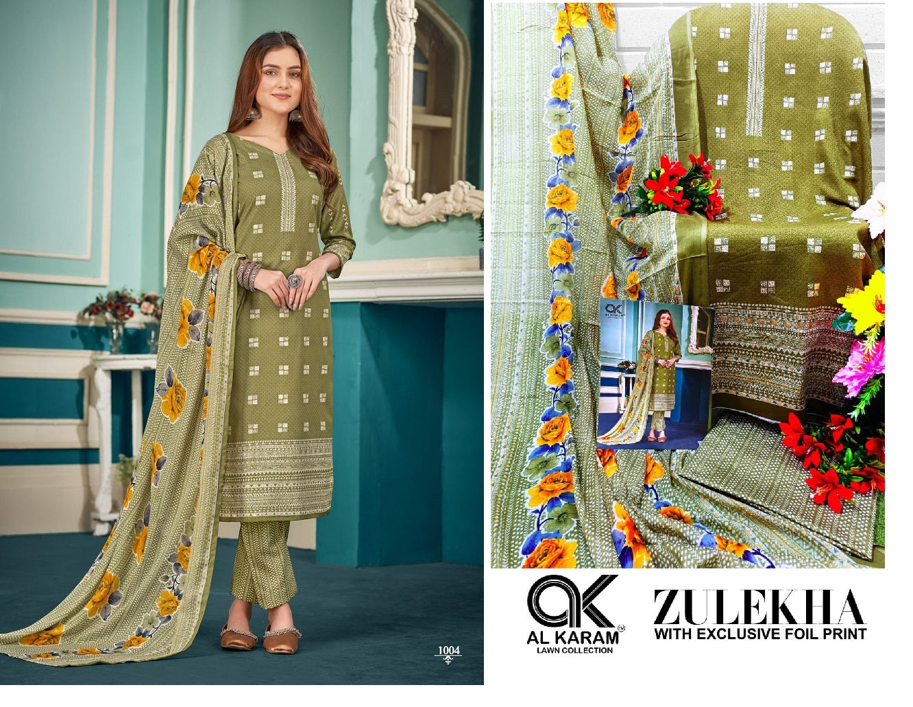 Zulekha Al Karam Karachi Salwar Suits