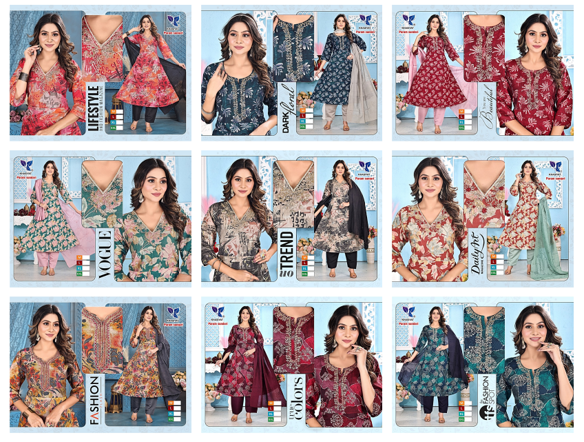 Param Sundari Khasiyat Chanderi Modal Readymade Pant Style Suits